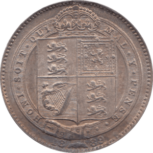 1889 SHILLING ( EF ) 11 - Shilling - Cambridgeshire Coins