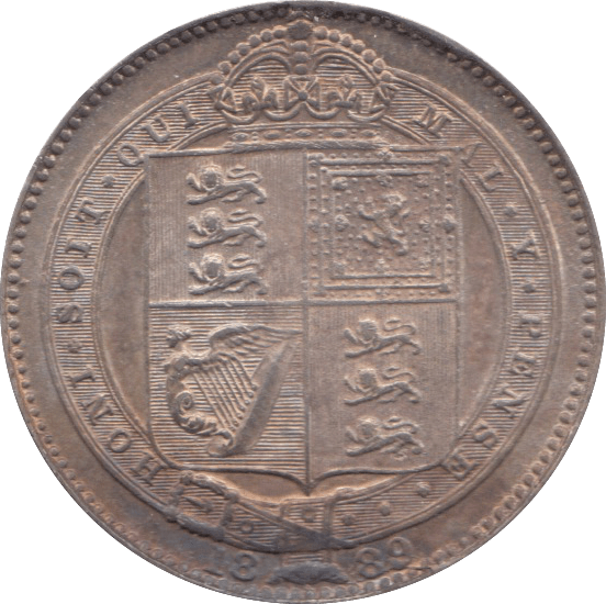 1889 SHILLING ( EF ) 11 - Shilling - Cambridgeshire Coins