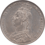 1889 SHILLING ( EF ) 11 - Shilling - Cambridgeshire Coins