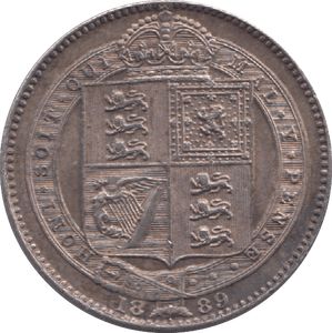 1889 SHILLING ( EF ) 12 - Shilling - Cambridgeshire Coins