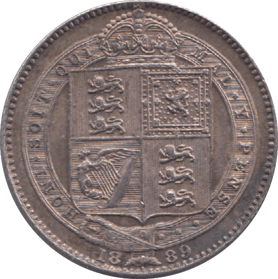 1889 SHILLING ( EF ) 12 - Shilling - Cambridgeshire Coins