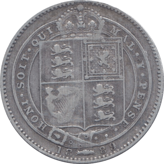 1889 SHILLING ( F ) 2 - Shilling - Cambridgeshire Coins