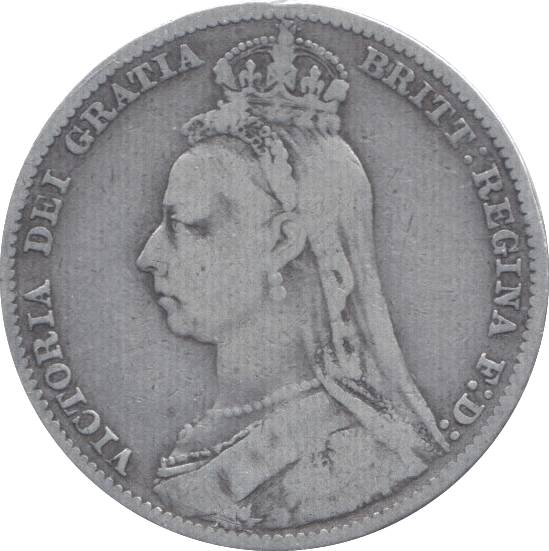 1889 SHILLING ( F ) - Shilling - Cambridgeshire Coins