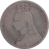 1889 SHILLING ( FAIR ) 13 - Shilling - Cambridgeshire Coins