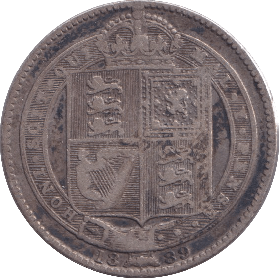 1889 SHILLING ( FINE ) - Shilling - Cambridgeshire Coins