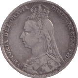 1889 SHILLING ( FINE ) - Shilling - Cambridgeshire Coins