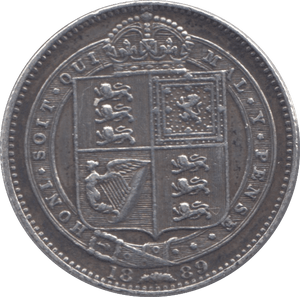 1889 SHILLING ( GVF ) - Shilling - Cambridgeshire Coins