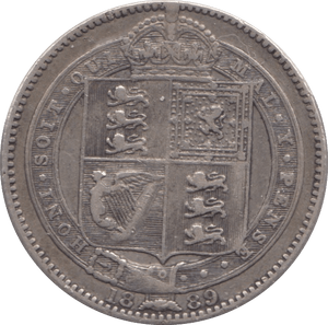 1889 SHILLING ( VF ) - Shilling - Cambridgeshire Coins