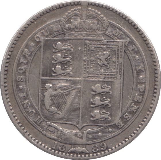 1889 SHILLING ( VF ) - Shilling - Cambridgeshire Coins