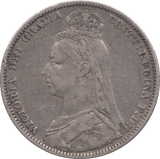 1889 SHILLING ( VF ) - Shilling - Cambridgeshire Coins