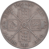 1889 SILVER DOUBLE FLORIN ( FINE ) - Double Florin - Cambridgeshire Coins