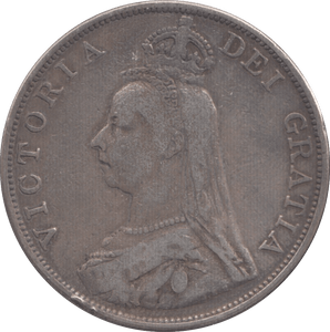 1889 SILVER DOUBLE FLORIN ( FINE ) - Double Florin - Cambridgeshire Coins