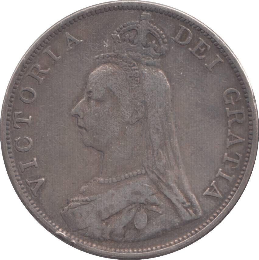 1889 SILVER DOUBLE FLORIN ( FINE ) - Double Florin - Cambridgeshire Coins