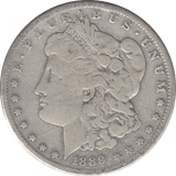 1889 SILVER MORGAN DOLLAR SAN FRANCISCO MINT - SILVER WORLD COINS - Cambridgeshire Coins