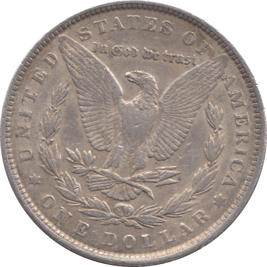 1889 SILVER MORGAN DOLLAR USA 4 - SILVER WORLD COINS - Cambridgeshire Coins