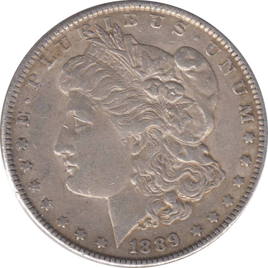 1889 SILVER MORGAN DOLLAR USA 4 - SILVER WORLD COINS - Cambridgeshire Coins