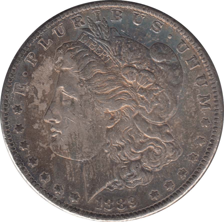 1889 SILVER MORGAN DOLLAR USA 9 - SILVER WORLD COINS - Cambridgeshire Coins