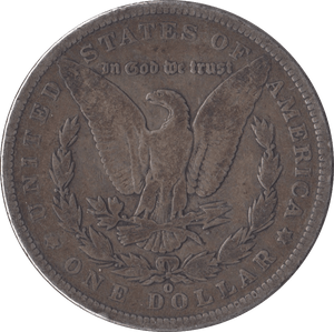 1889 SILVER MORGAN DOLLAR USA NEW ORLEANS MINT - SILVER WORLD COINS - Cambridgeshire Coins