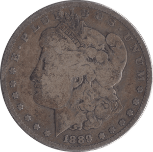 1889 SILVER MORGAN DOLLAR USA NEW ORLEANS MINT - SILVER WORLD COINS - Cambridgeshire Coins