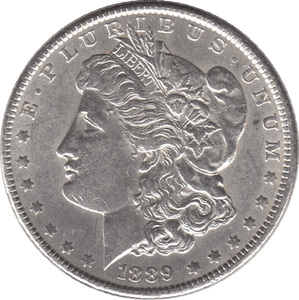 1889 SILVER MORGAN DOLLAR USA - SILVER WORLD COINS - Cambridgeshire Coins