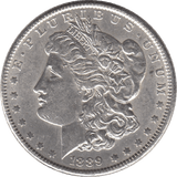 1889 SILVER MORGAN DOLLAR USA - SILVER WORLD COINS - Cambridgeshire Coins