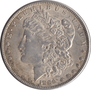 1889 SILVER MORGAN DOLLAR USA - SILVER WORLD COINS - Cambridgeshire Coins