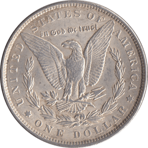 1889 SILVER MORGAN DOLLAR USA - SILVER WORLD COINS - Cambridgeshire Coins