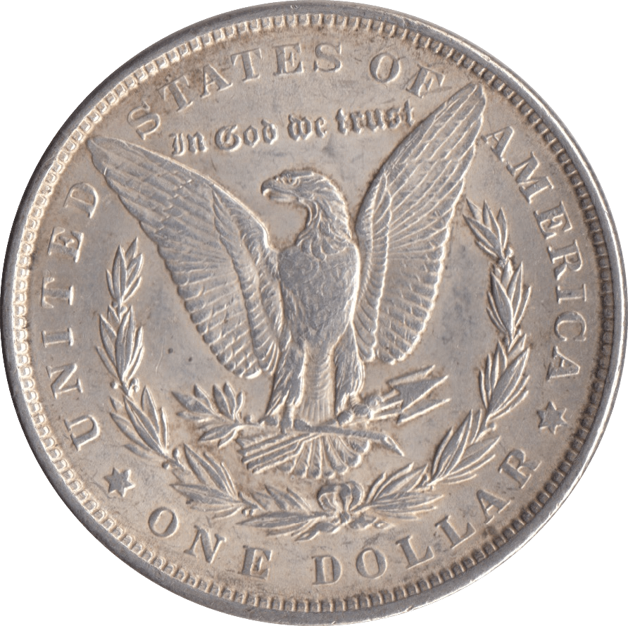 1889 SILVER MORGAN DOLLAR USA - SILVER WORLD COINS - Cambridgeshire Coins