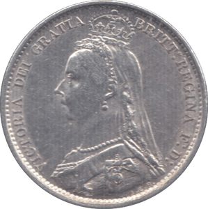 1889 SIXPENCE ( AUNC ) - Sixpence - Cambridgeshire Coins