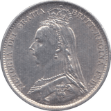 1889 SIXPENCE ( AUNC ) - Sixpence - Cambridgeshire Coins