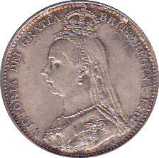 1889 SIXPENCE ( EF ) - Sixpence - Cambridgeshire Coins