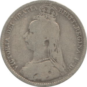 1889 SIXPENCE ( FAIR ) 1 - Sixpence - Cambridgeshire Coins