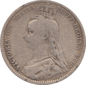 1889 SIXPENCE ( FAIR ) - Sixpence - Cambridgeshire Coins