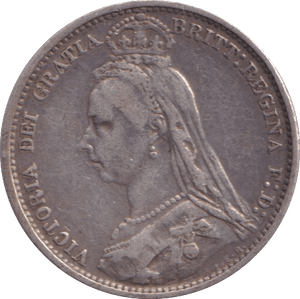 1889 SIXPENCE ( GF ) - Sixpence - Cambridgeshire Coins