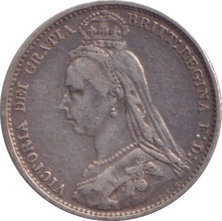 1889 SIXPENCE ( GF ) - Sixpence - Cambridgeshire Coins