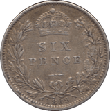 1889 SIXPENCE ( GVF ) - Sixpence - Cambridgeshire Coins