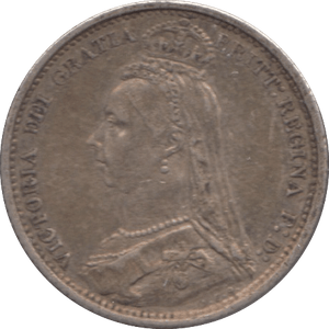 1889 SIXPENCE ( GVF ) - Sixpence - Cambridgeshire Coins