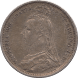 1889 SIXPENCE ( GVF ) - Sixpence - Cambridgeshire Coins