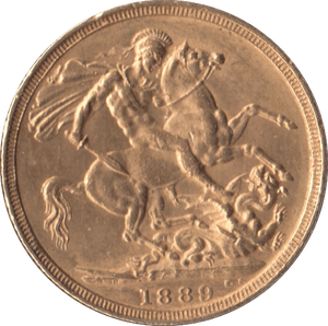 1889 SOVEREIGN ( EF ) - Sovereign - Cambridgeshire Coins