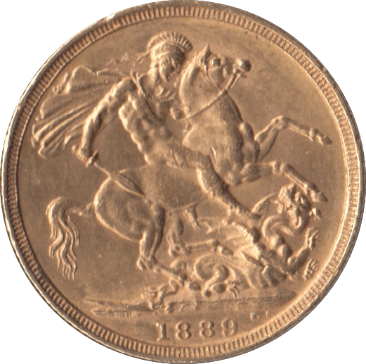 1889 SOVEREIGN ( EF ) - Sovereign - Cambridgeshire Coins