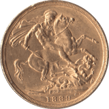 1889 SOVEREIGN ( EF ) - Sovereign - Cambridgeshire Coins