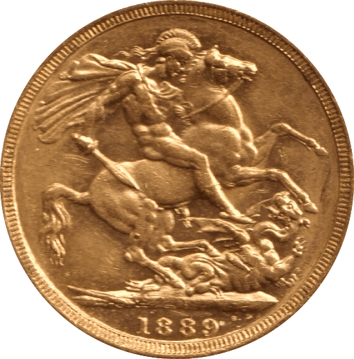 1889 SOVEREIGN ( EF ) - Sovereign - Cambridgeshire Coins