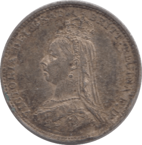 1889 THREEPENCE ( EF ) 1 - Threepence - Cambridgeshire Coins