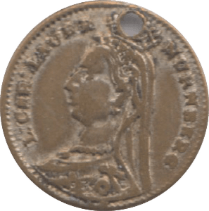 1889 TOY MONEY THREEPENCE - TOY MONEY - Cambridgeshire Coins