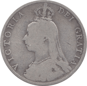 1889 TWO SHILLINGS ( FAIR ) 11 - Florin - Cambridgeshire Coins