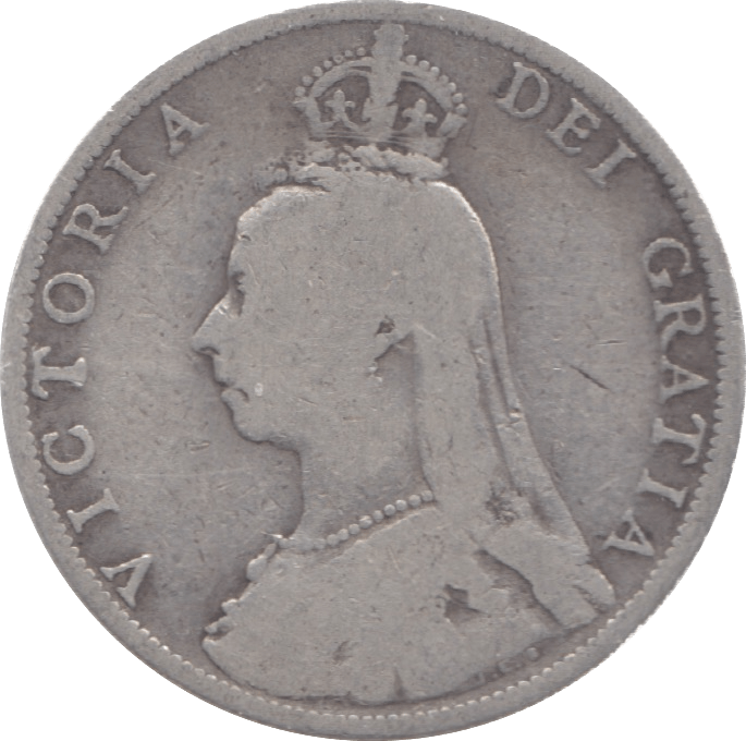 1889 TWO SHILLINGS ( FAIR ) 11 - Florin - Cambridgeshire Coins