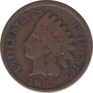 1889 USA ONE CENT - WORLD COINS - Cambridgeshire Coins
