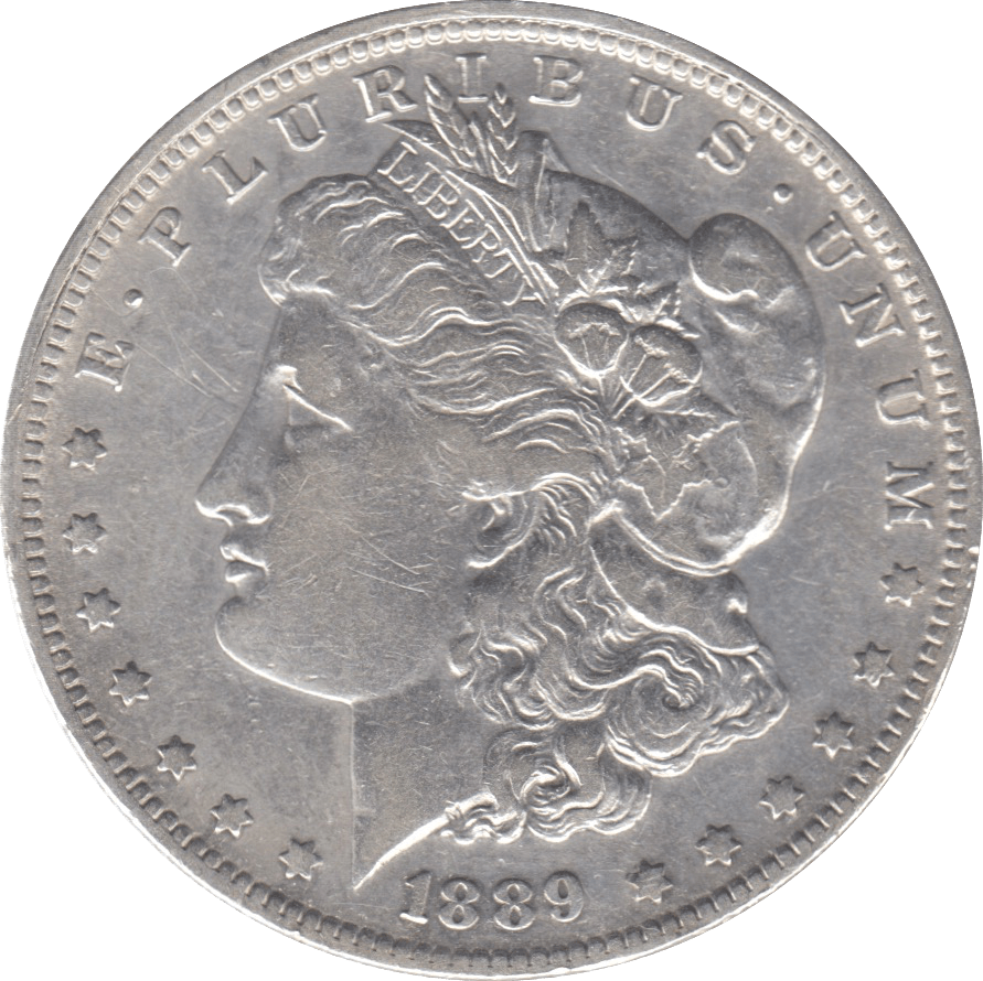 1889 USA SILVER MORGAN DOLLAR NEW ORLEANS MINT - WORLD COINS - Cambridgeshire Coins