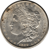 1889 USA SILVER MORGAN DOLLAR PHILADELPHIA MINT - SILVER WORLD COINS - Cambridgeshire Coins