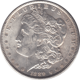 1889 USA SILVER MORGAN DOLLAR PHILADELPHIA MINT - SILVER WORLD COINS - Cambridgeshire Coins